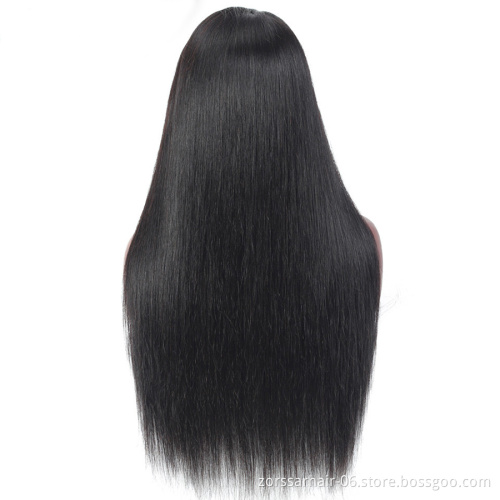 Virgin Brazilian Human Hair Lace Front wig HD Straight Raw Brazilian Human hair Wigs For Black Women,Front Lace Wig Human Hair